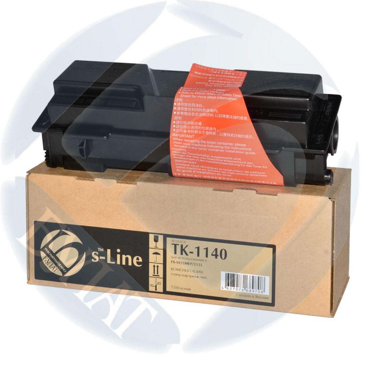 Тонер-картридж Kyocera FS-1035MFP TK-1140 (7.2k) (+чип) БУЛАТ s-Line